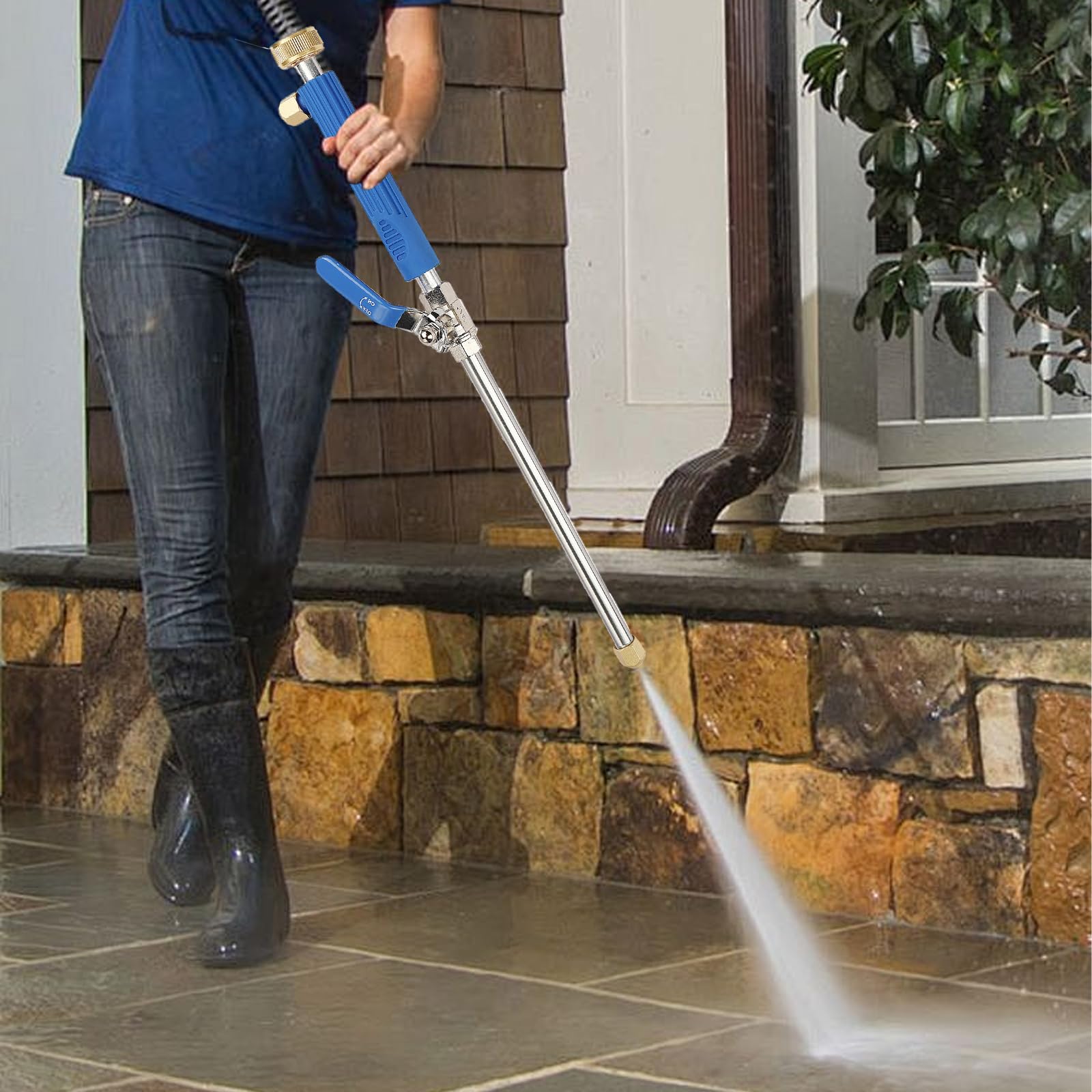 HUYCZ Jet Nozzle Wand supports garden irrigation and precise watering.