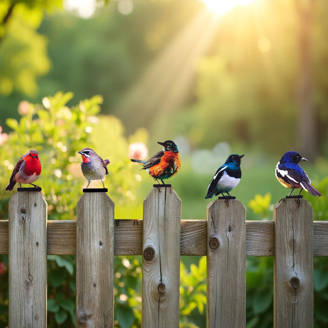 HUYIENO whimsical birds bring nature-inspired beauty to any outdoor space.