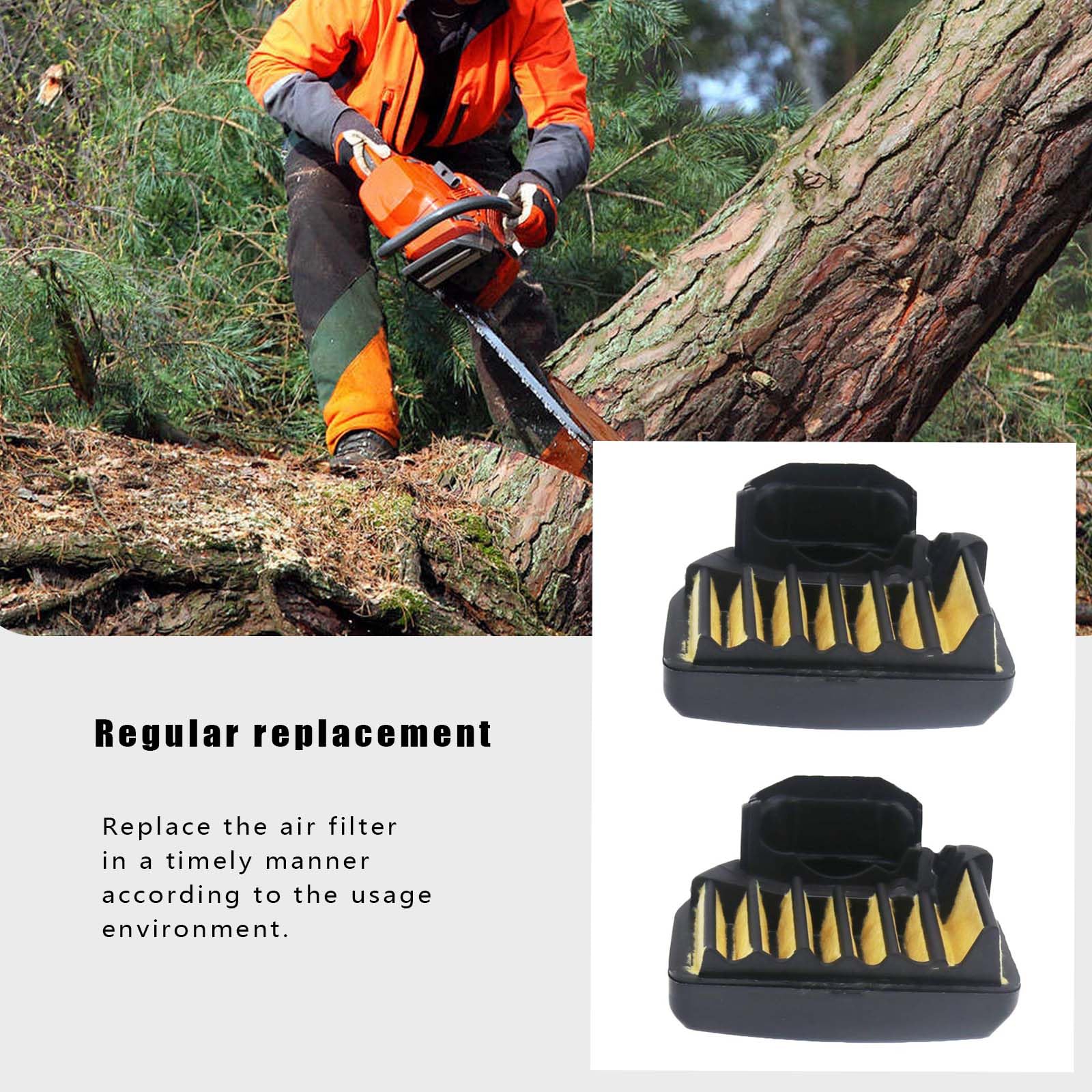 HUYUR air filter for Husqvarna 455 supports cleaner intake during yard tasks.