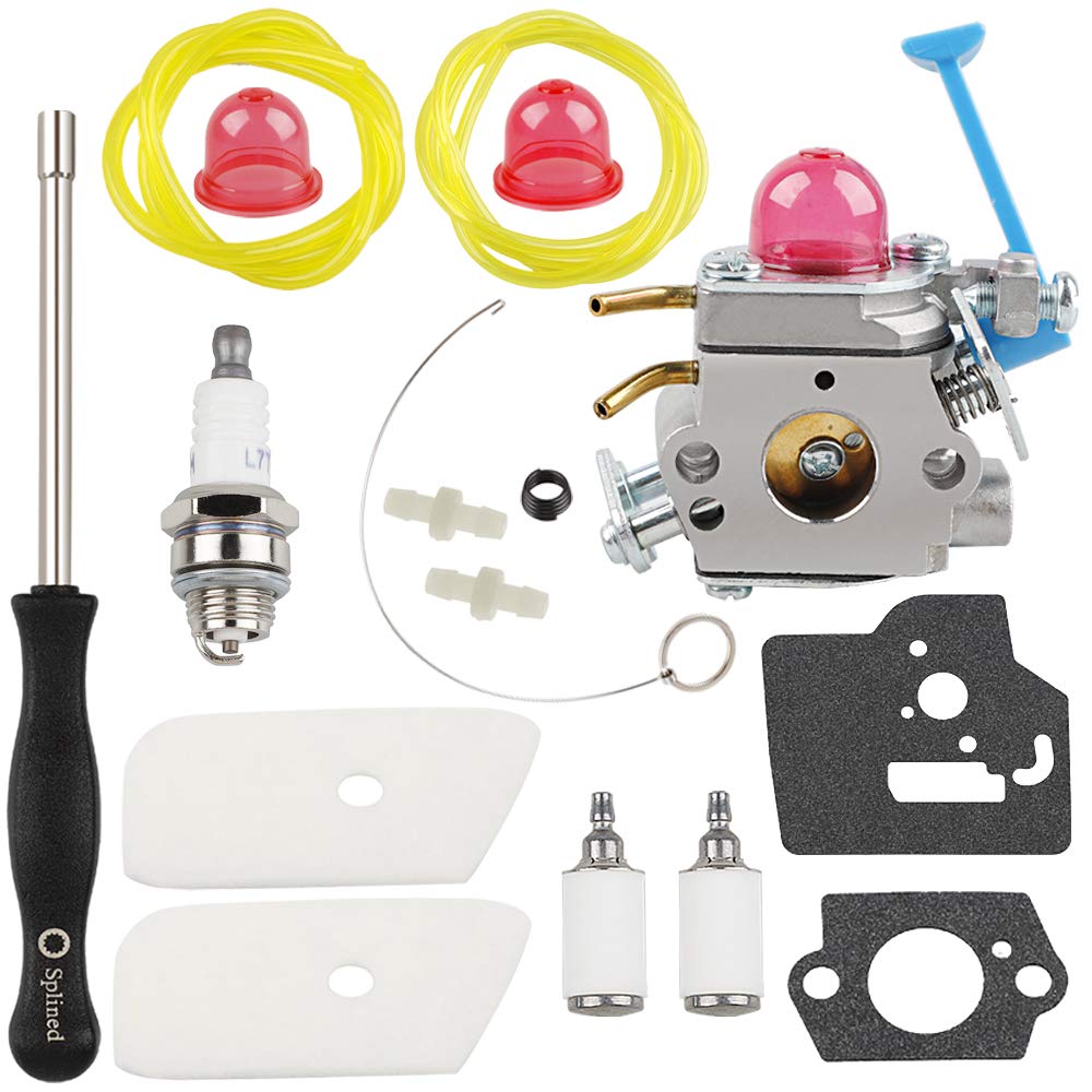 HUZTL 128LD carburetor kit contents for quick tune-ups and better fuel flow.