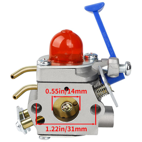 HUZTL 128LDX carburetor installation image for Husqvarna compatibility