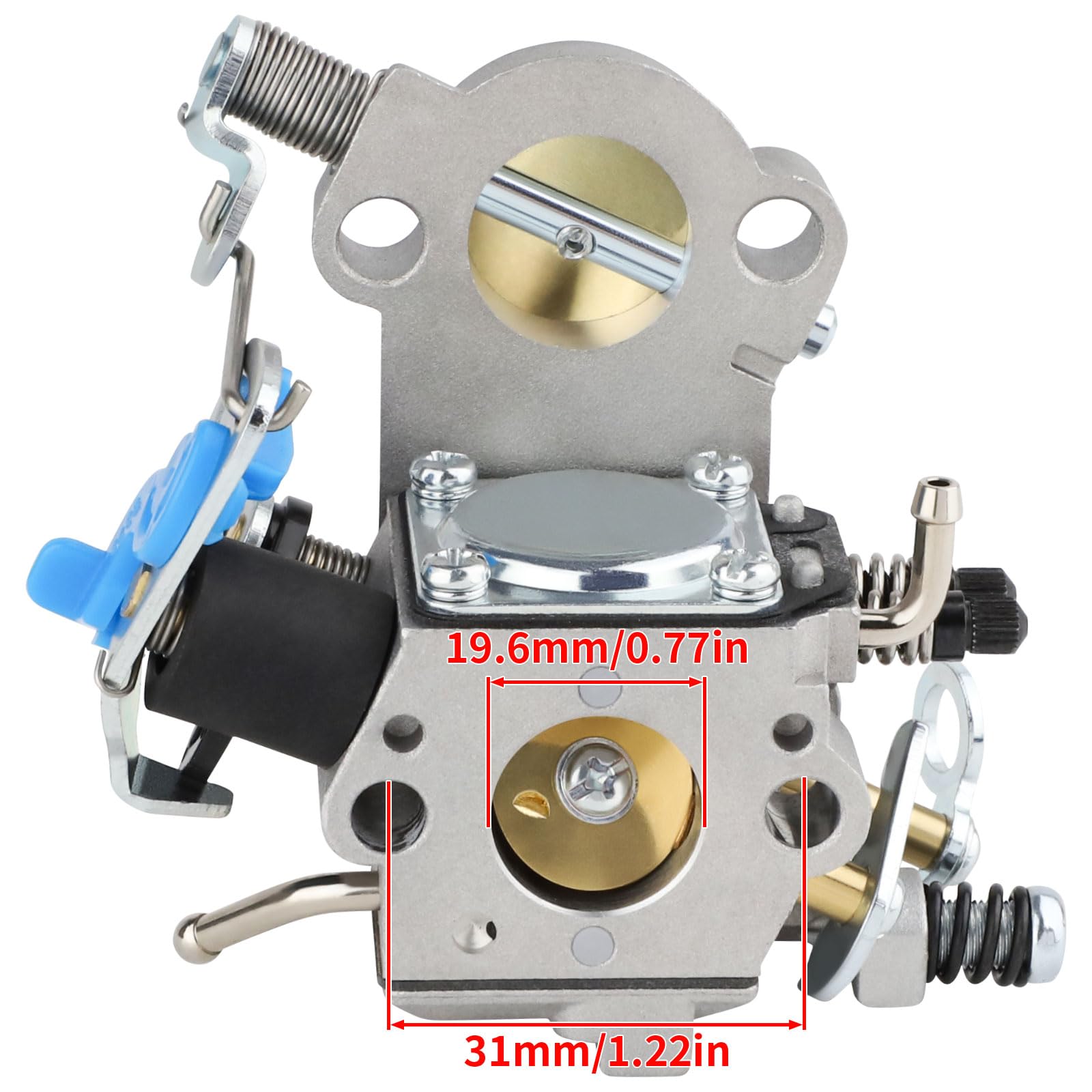 HUZTL 455 Rancher air filter accompanies carburetor for clean intake