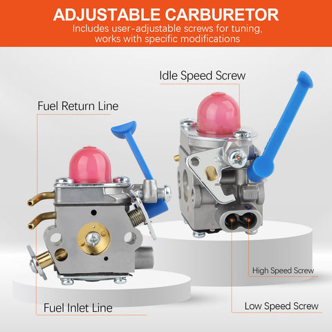 HUZTL air filter included to protect engine from debris and extend life.