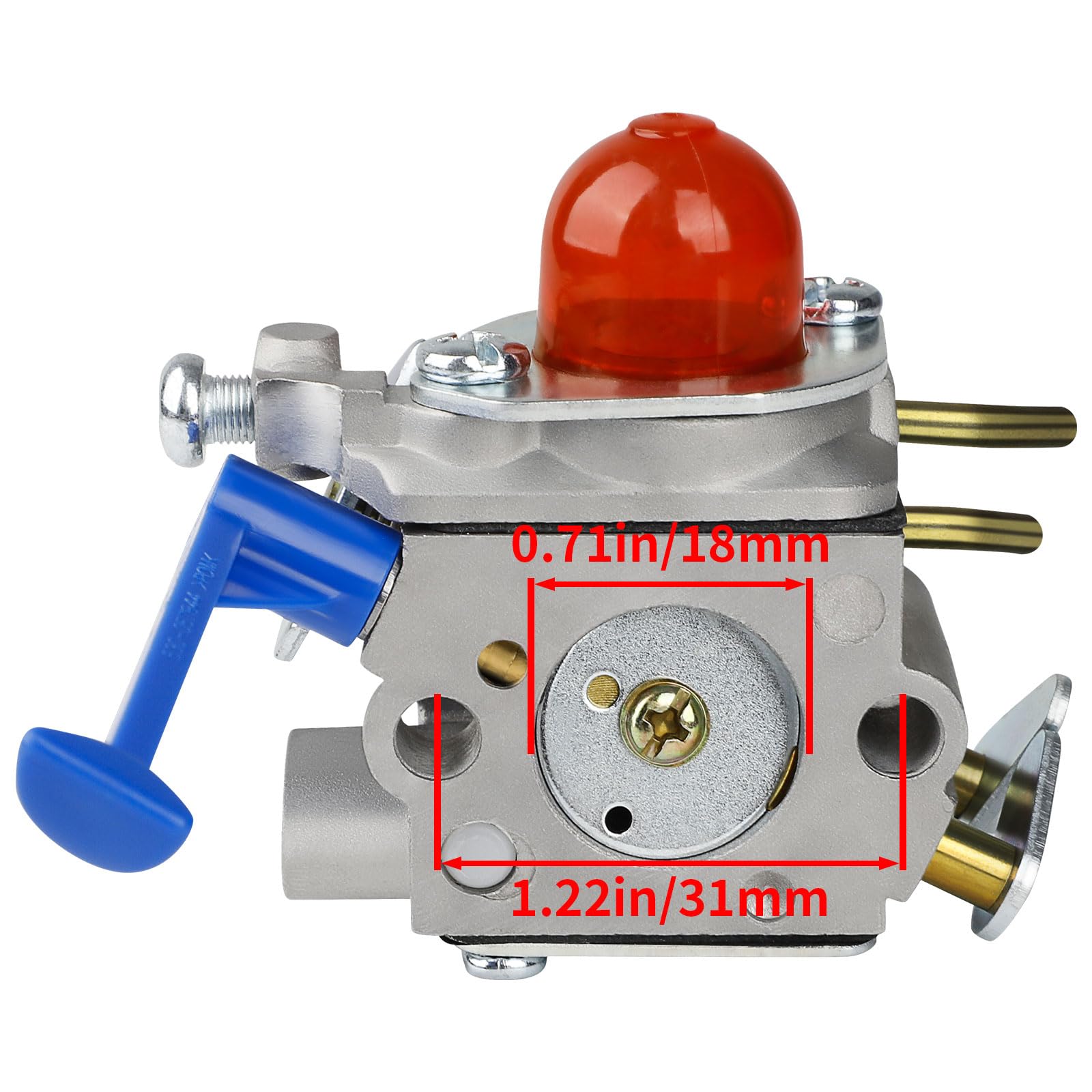 HUZTL C1Q-W40A carburetor close-up for Craftsman compatibility
