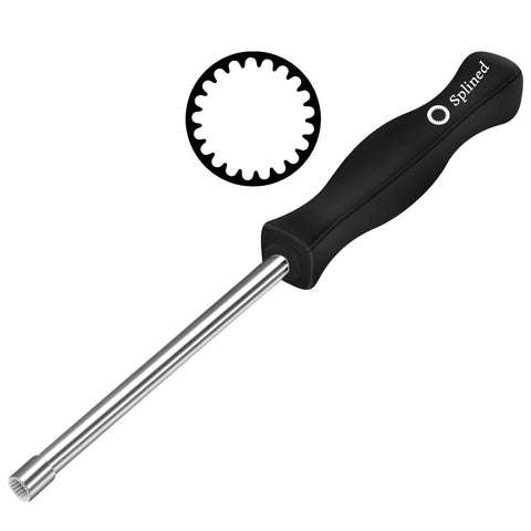 HUZTL carburetor adjustment tool close-up with 21-teeth splined head for precise tuning.