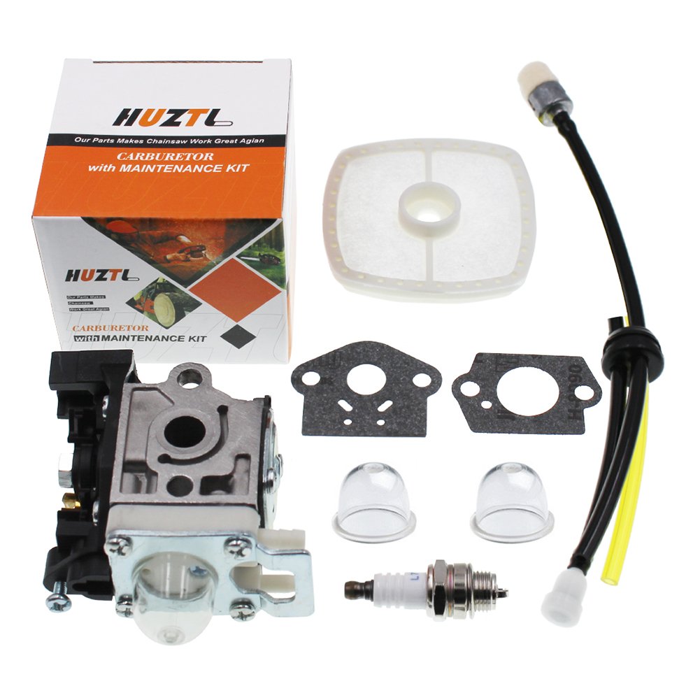 HUZTL carburetor for Echo GT225 close-up shows precision parts for reliable starts.