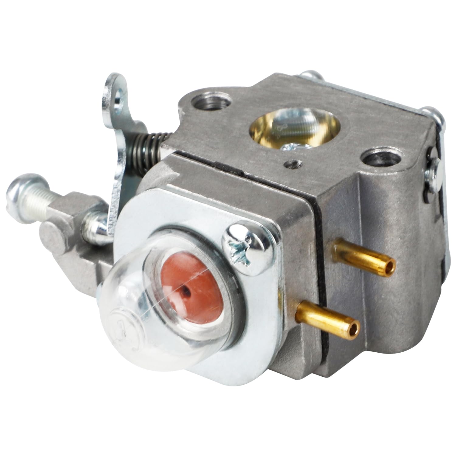 Huztl carburetor installed on a tool demonstrates easy upgrade
