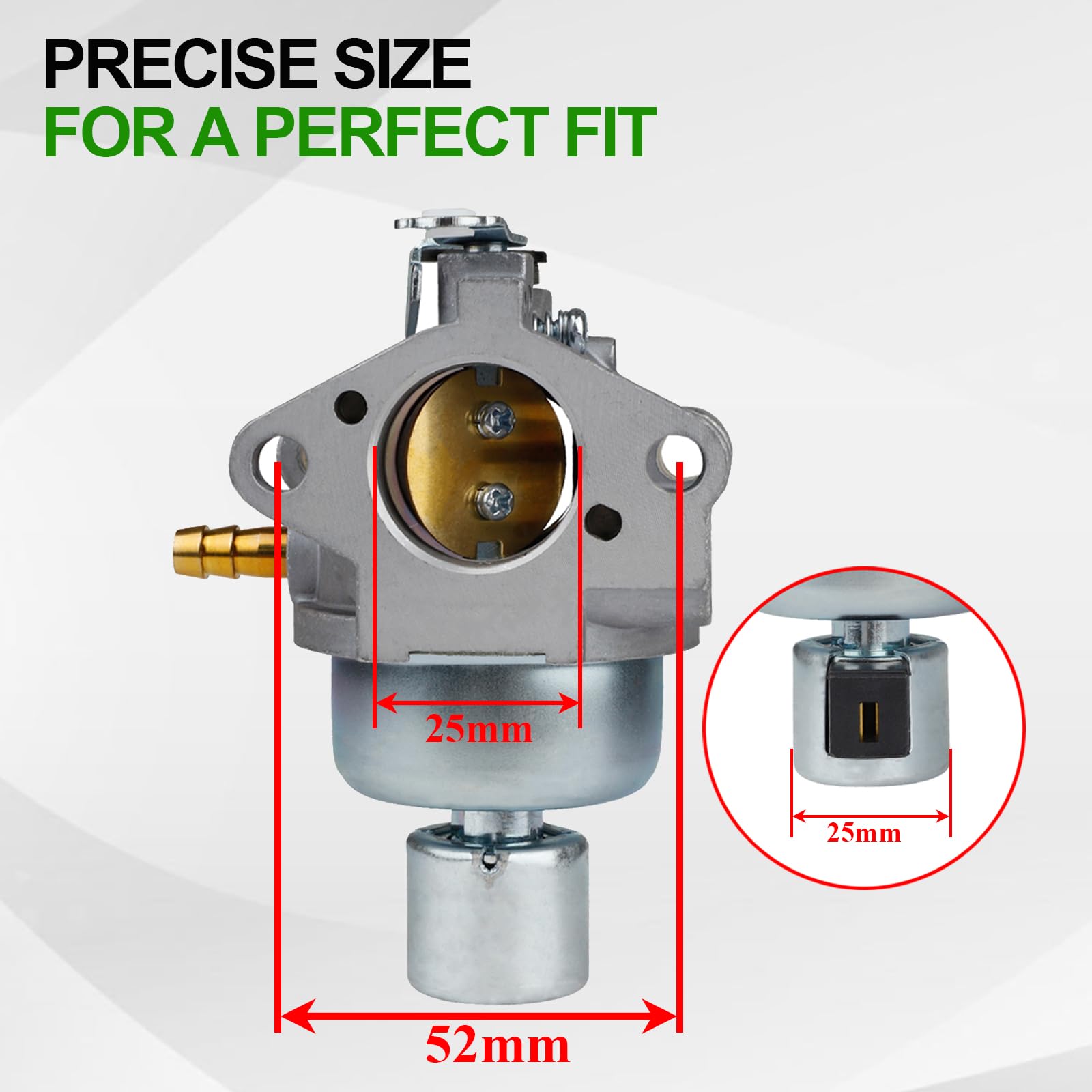 HUZTL carburetor kit with gaskets and fuel pump simplifies installation and maintenance