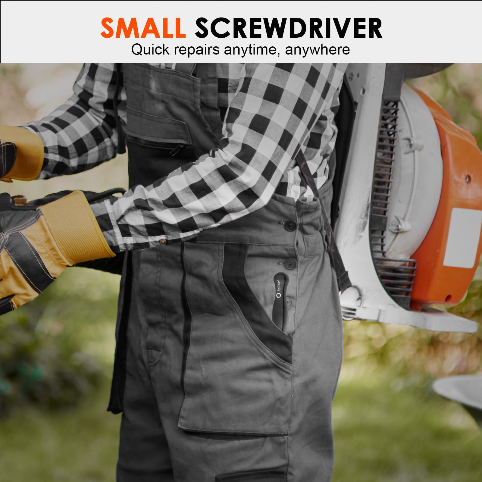 HUZTL ergonomic handle design provides comfortable grip during adjustments.
