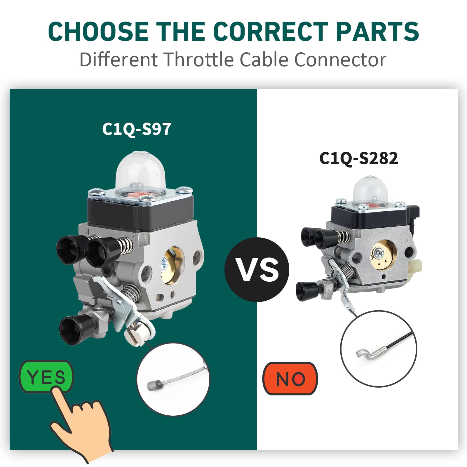 HUZTL FS55 carburetor for STIHL FS55 series, steady fuel delivery
