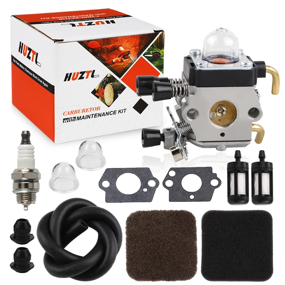 HUZTL FS80/FS85 carburetor kit close-up for precise fitting.