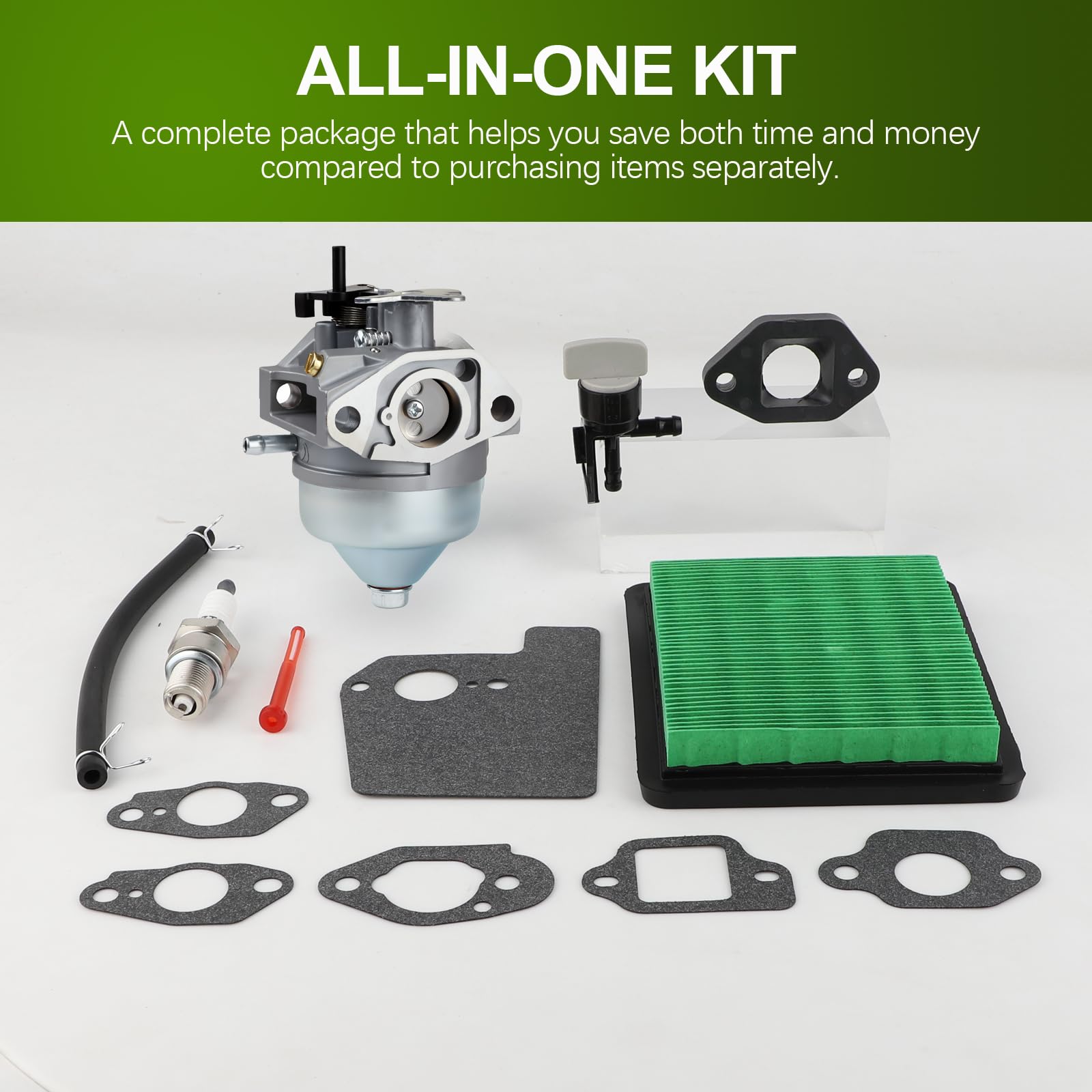 Fuel line and filter kit visual highlights complete replacement package for reliable fueling.