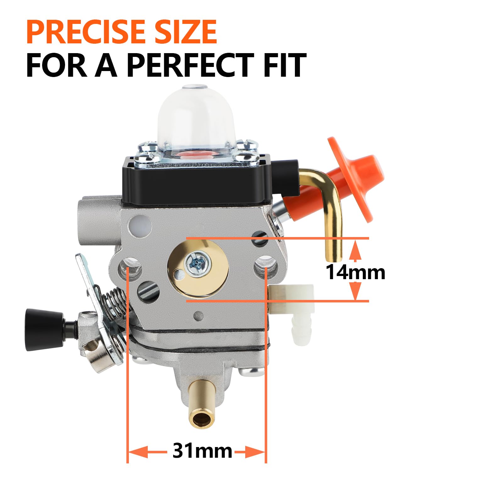 HUZTL KM90R/KM110R carburetor core for easy upgrades.