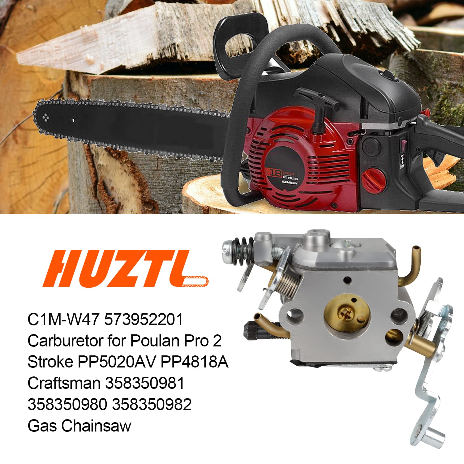 HUZTL package contents collage showing complete kit.