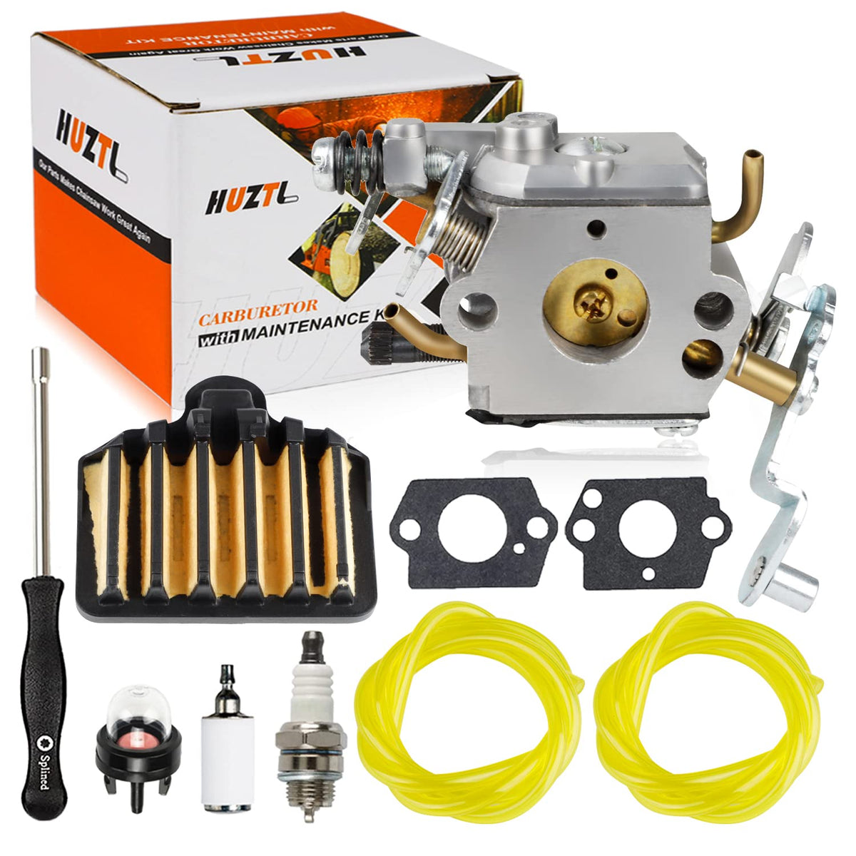 HUZTL PP5020AV carburetor for Poulan Pro, ensures smooth throttle response.
