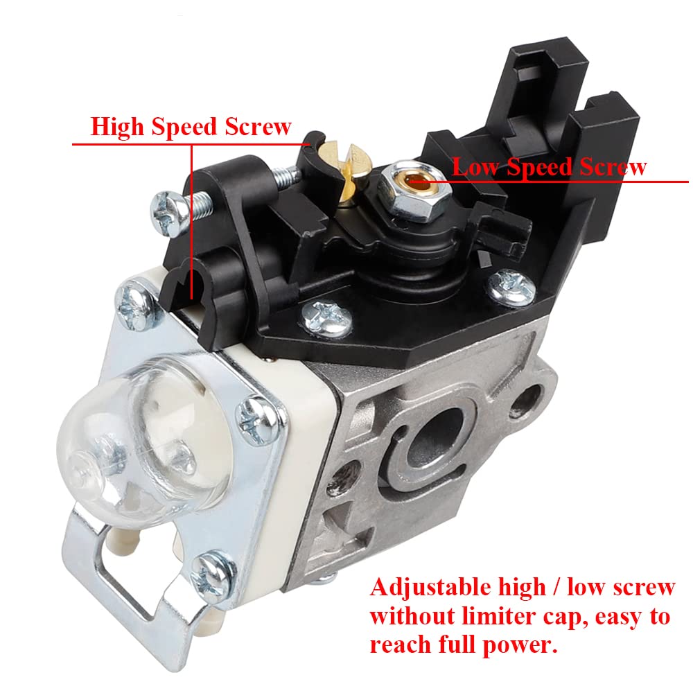 HUZTL SRM-225 carburetor detailed component with tunable parts for longevity.