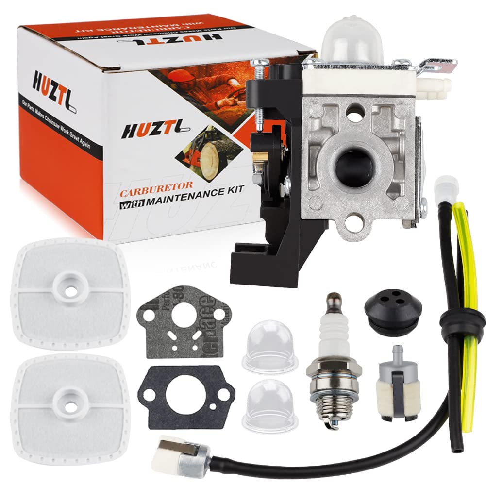 HUZTL SRM-225 carburetor pack contents for Echo compatibility and easy replacement.
