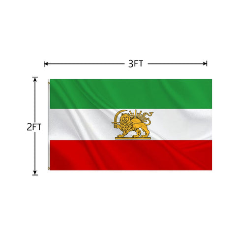 Durable 100D polyester flag detail by HVATLTL with reinforced edges