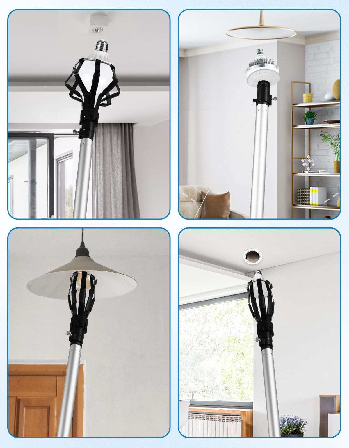hveryppy light bulb changer indoor outdoor use for home and office tasks