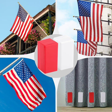 HVJ wind-proof flag magnets prevent tangles on banners in gusts.