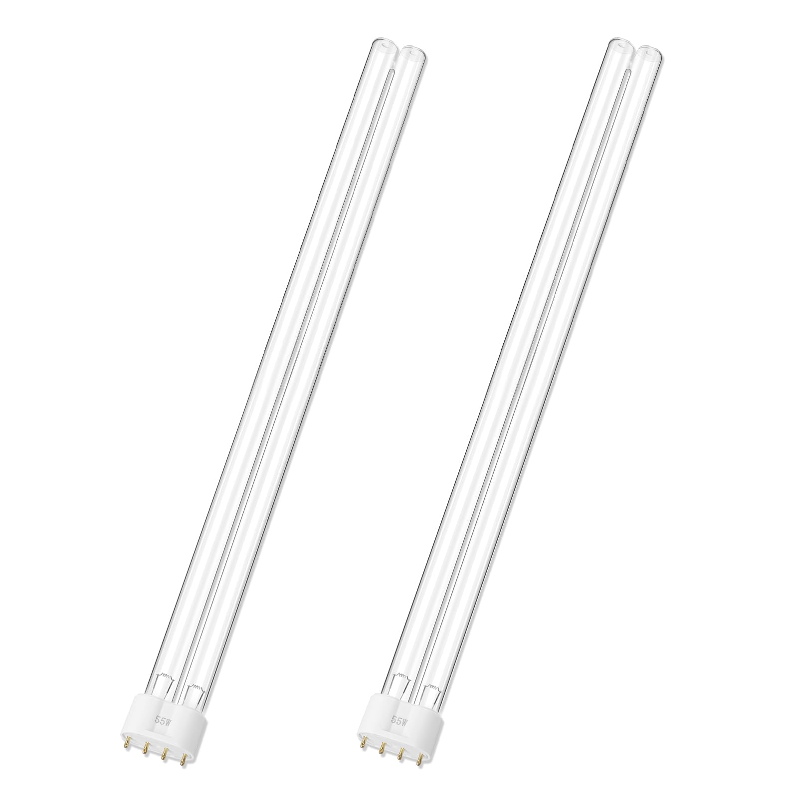 HWEIUA 55W UV bulb for pond clarifier improves water clarity for koi ponds.