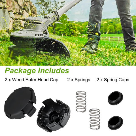 ABS material cap offering wear resistance for Echo trimmer heads.
