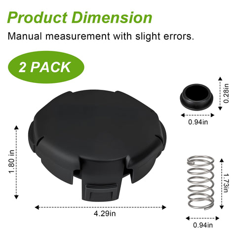 Echo head protection cap kit reduces impact damage during trimming.