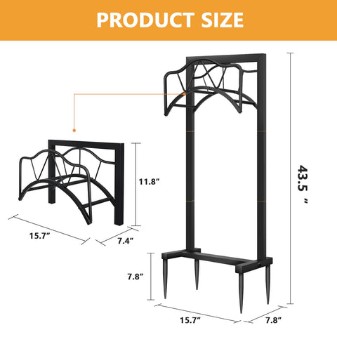 HWRHTR hose stand is easy to assemble and disassemble for storage.