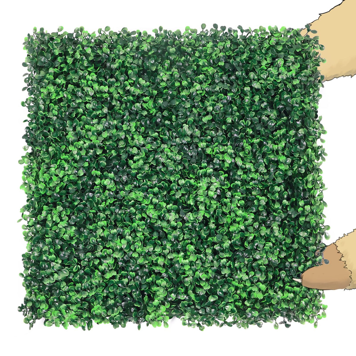 HWT grass wall backdrop panels for versatile indoor or outdoor use