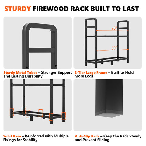 HXJLJY sturdy base with 8 screws prevents tipping