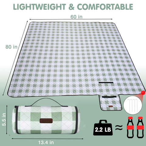 HX&OD blanket showcases waterproof top layer protecting against spills