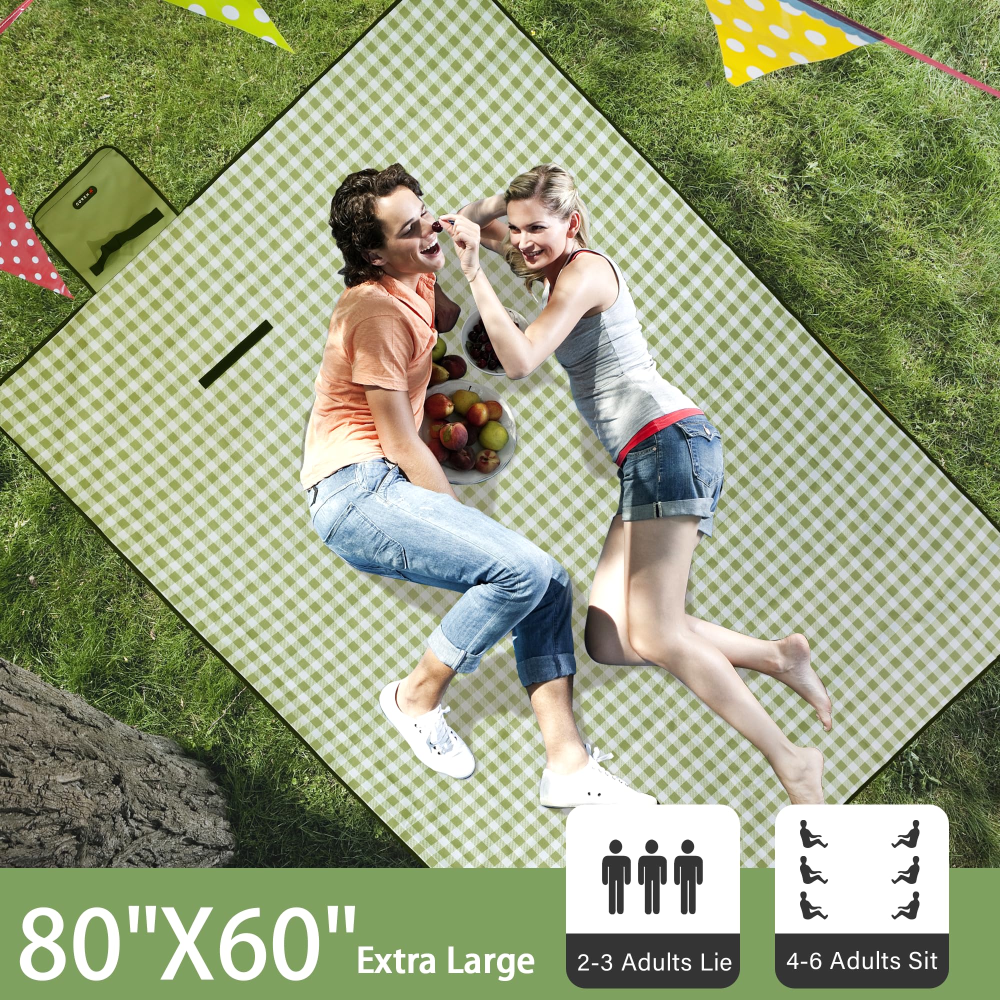 HX&OD picnic blanket beach-sandproof keeps sand away during seaside outing
