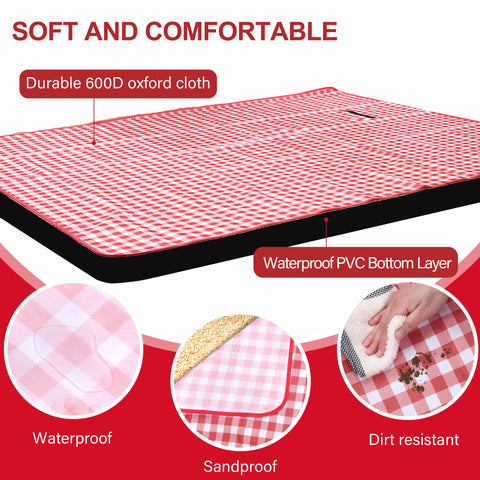 HX&OD sandproof surface keeps you cleaner on sandy days.