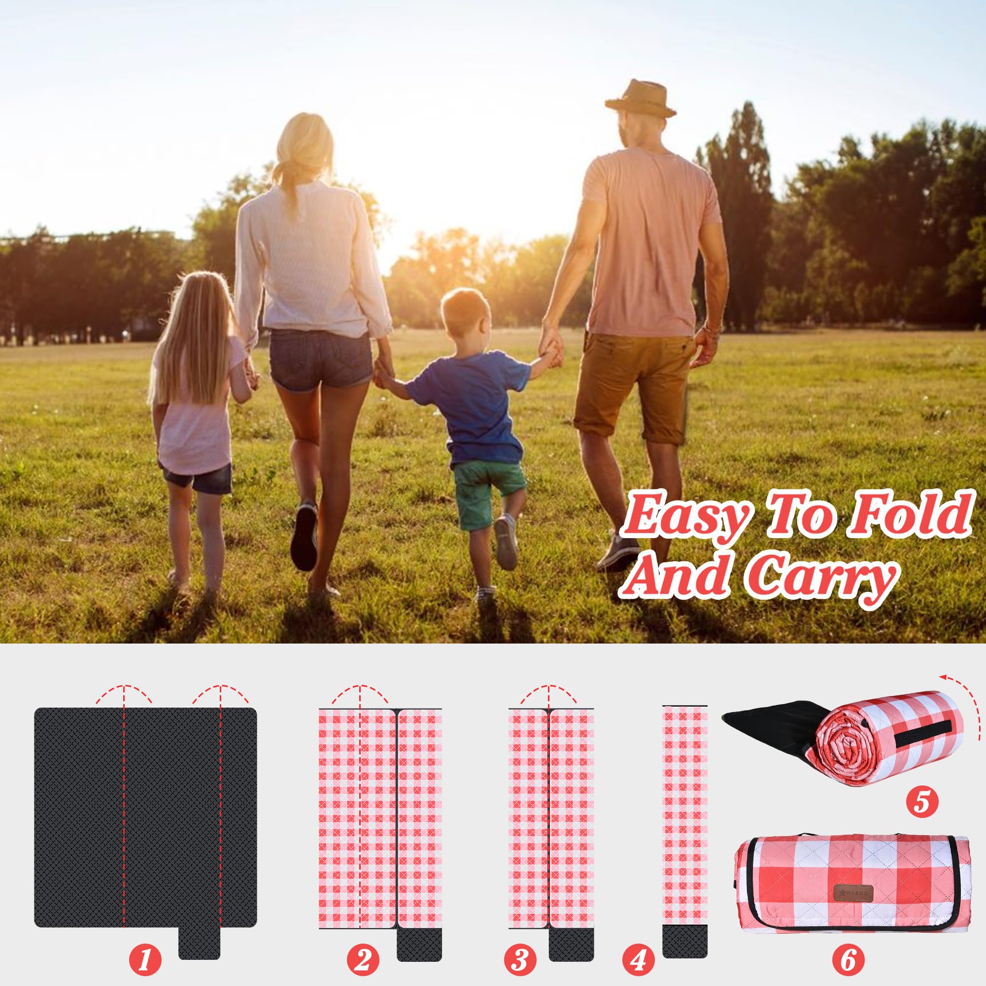 HX&OD hidden storage pocket keeps valuables secure during picnics