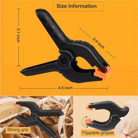 Hxxyilok anti-slip handles on clamps for easy operation.
