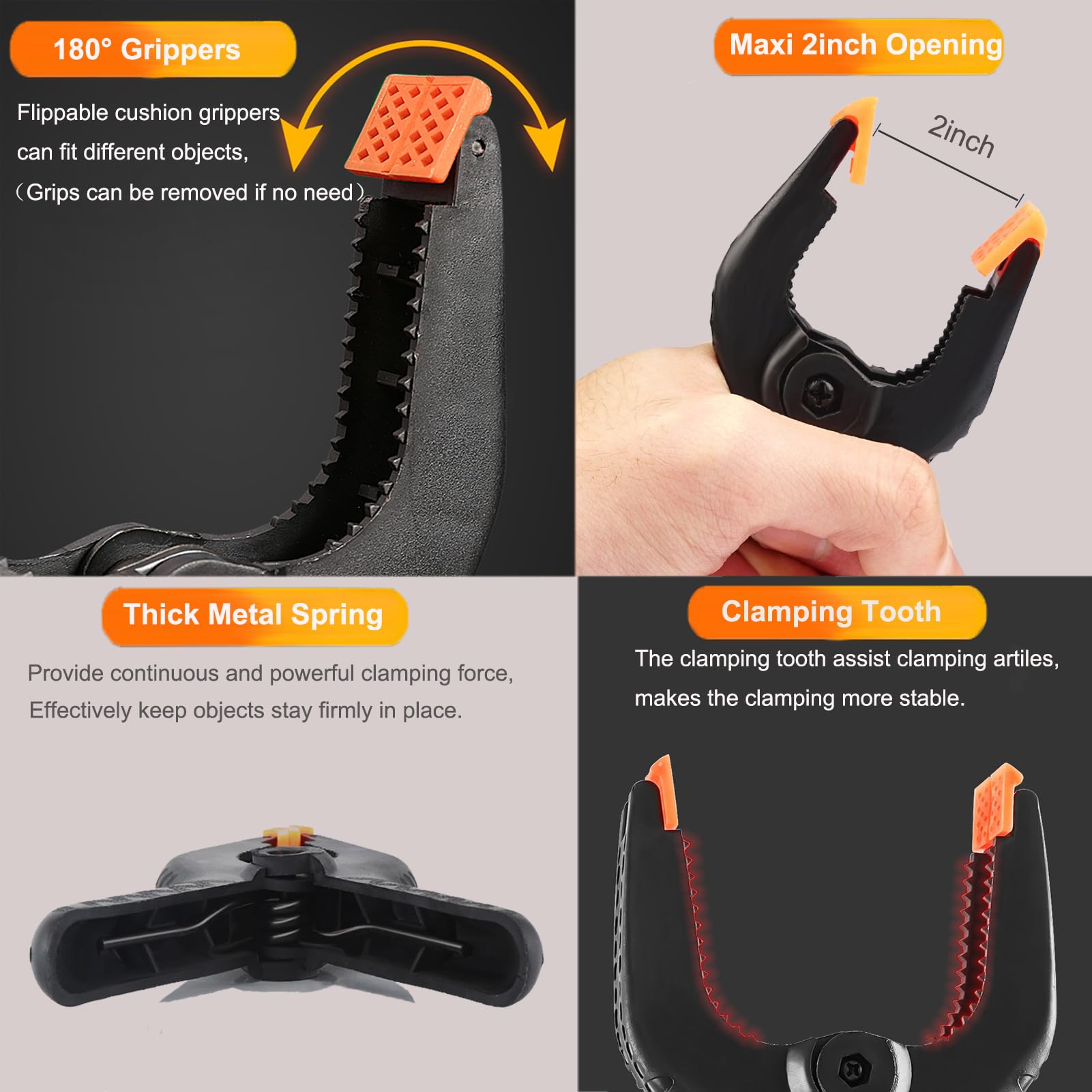 Hxxyilok protective jaw pads prevent scratches during clamping.