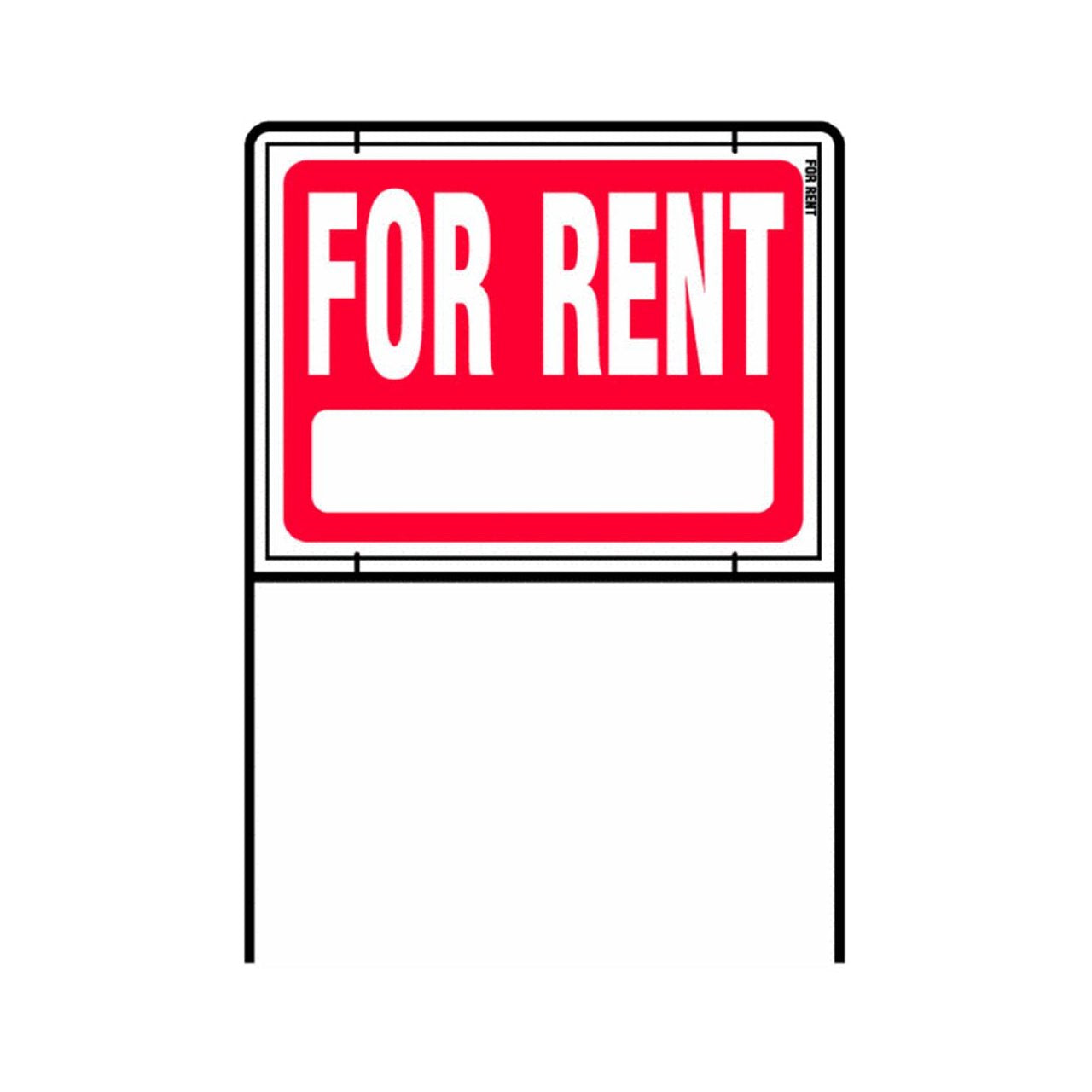 Hy-Ko RSF-603 for rent sign frame, double-sided visibility for fast property notices.