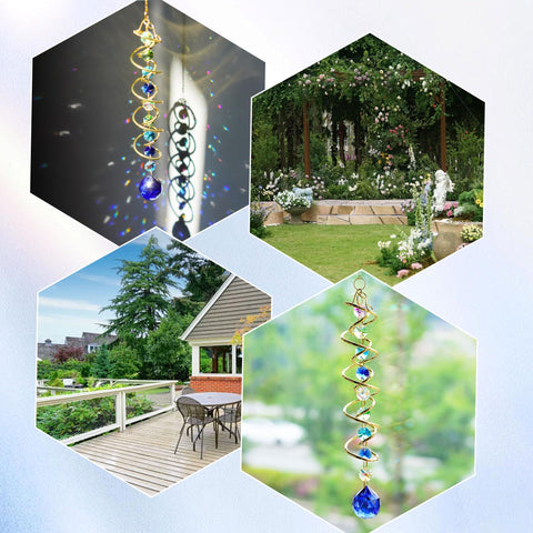 H&D Hyaline & Dora handmade crystal bead decor for home or yard.