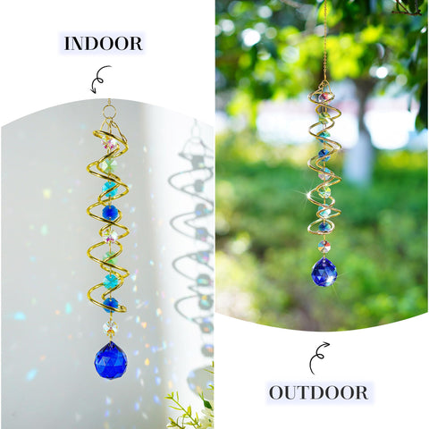 H&D Hyaline & Dora outdoor rainbow suncatcher brightens garden or patio spaces.