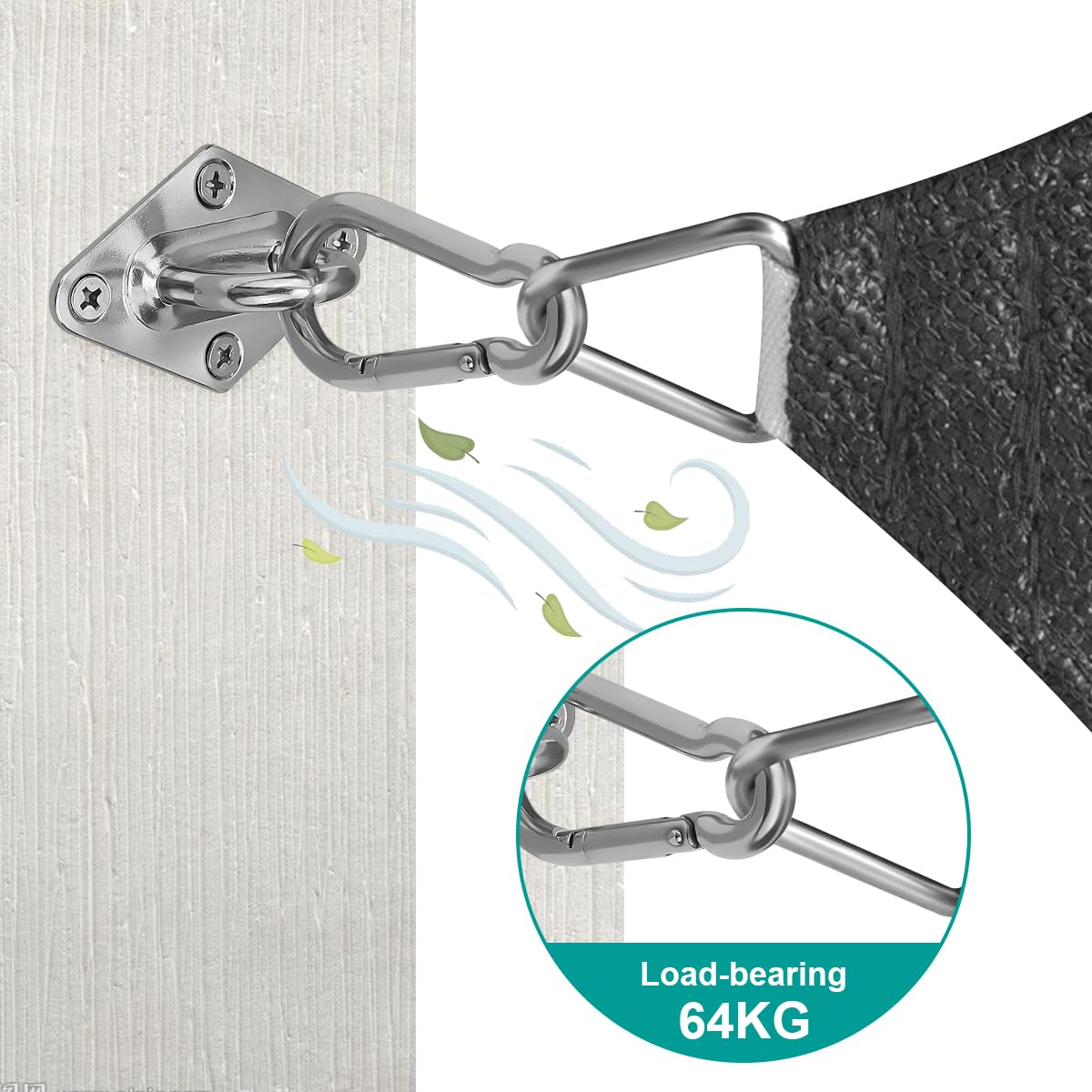 HYASIA adjustable turnbuckle 8-inch for precise sail tensioning.