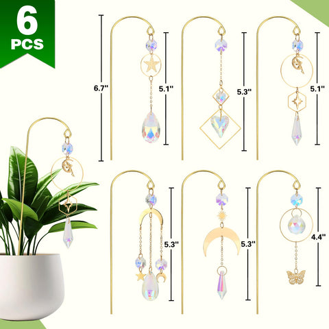 HYBEADS crystal beads enhance light play on windows.