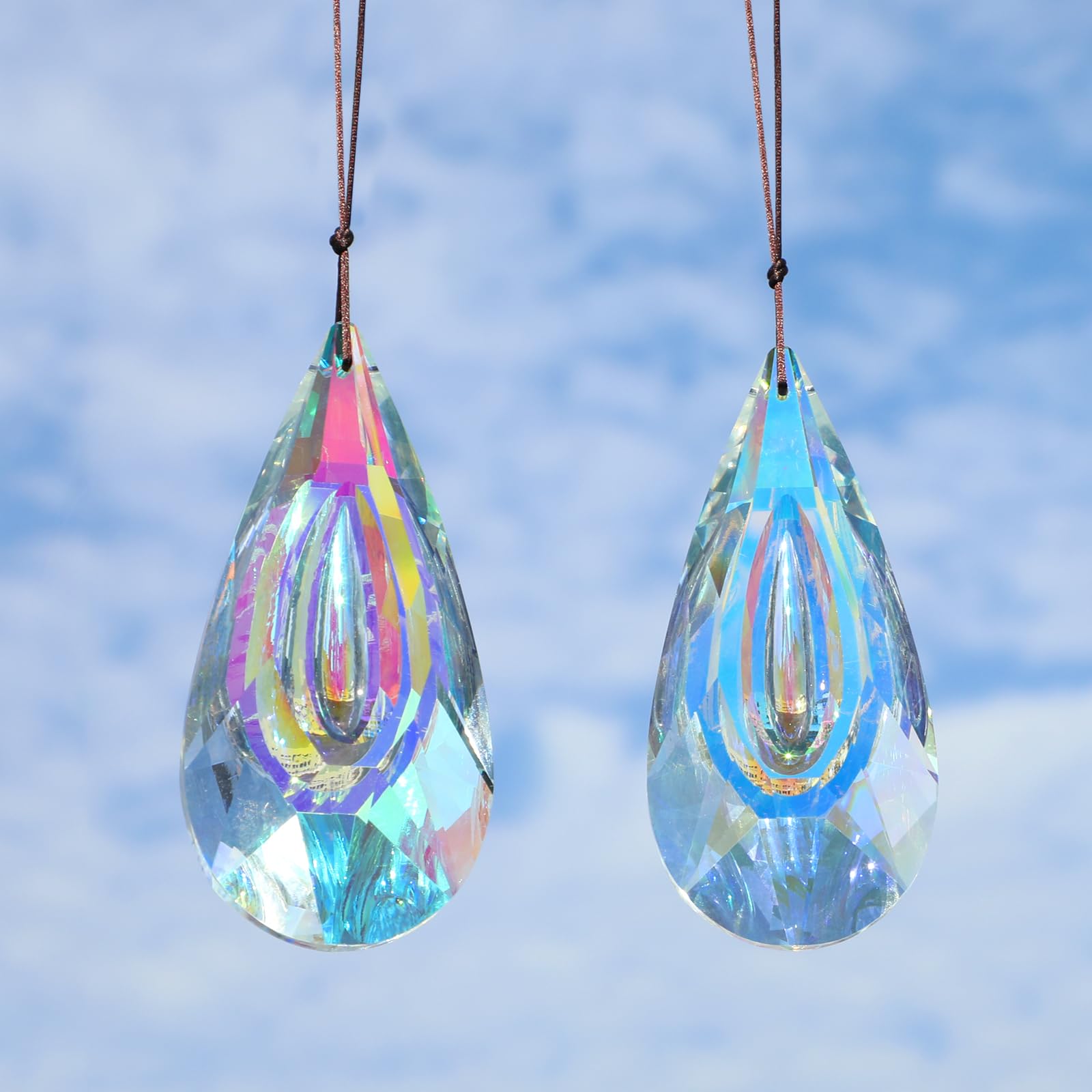 HYBEADS crystal suncatcher packaging protects each piece during shipping