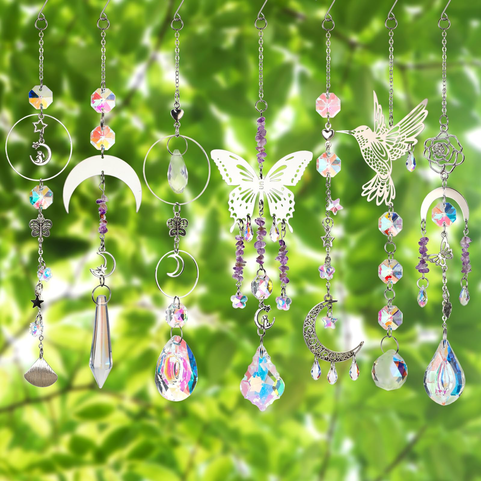 HYBEADS suncatchers metal decor shapes for whimsical accents
