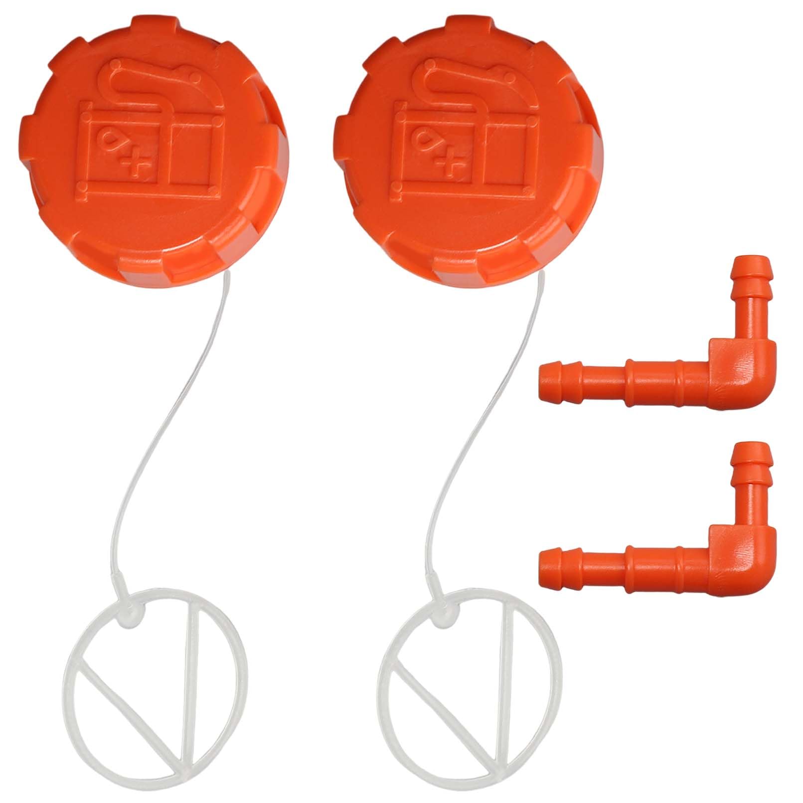 Hyceker gas fuel cap for Echo SRM-225 provides a secure seal and spill-free refueling.