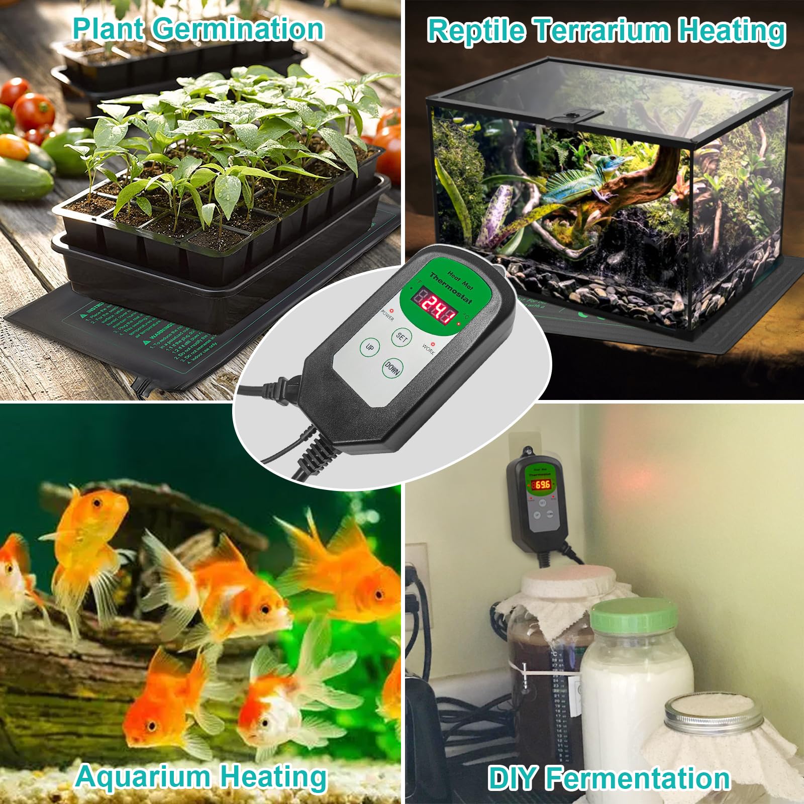 HYDGOOHO germination kit-ready mat for home growers