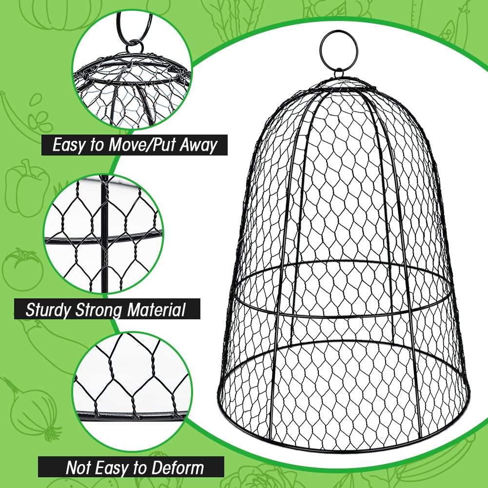 Hydream cloche dome with rigid metal frame standing in garden