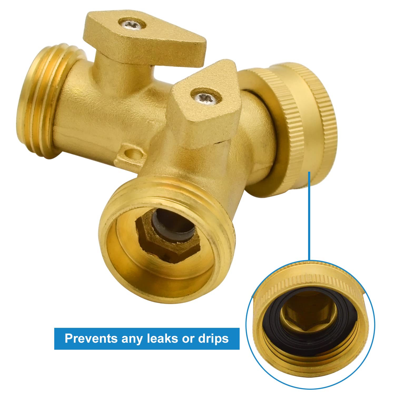 HYDRO MASTER flow-control adjustable valves help regulate water precisely.