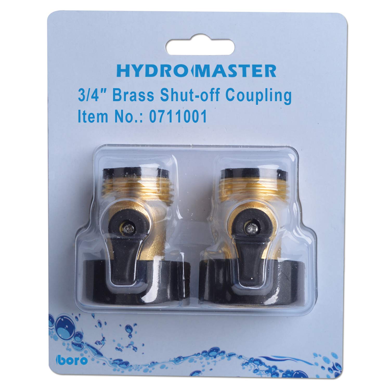 HYDRO MASTER 3/4-inch FNH to 3/4-inch MNH threads support standard outdoor hoses.