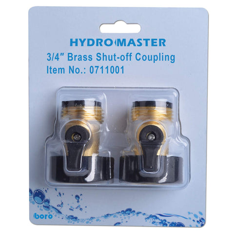 HYDRO MASTER 3/4-inch FNH to 3/4-inch MNH threads support standard outdoor hoses.