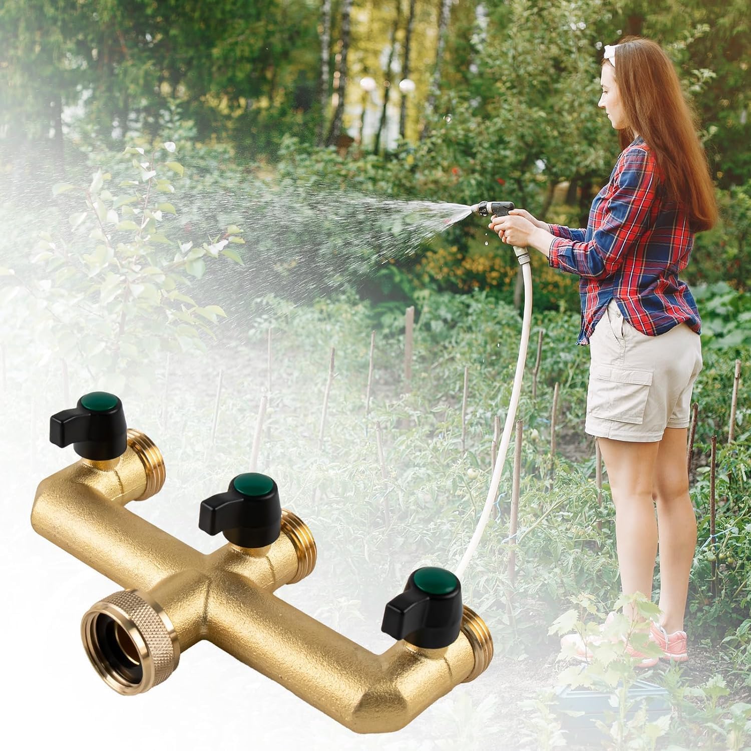 Hydrogarden durable hose splitter designed for long-lasting use across seasons